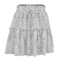 Img 6 - Summer Women High Waist Chiffon Flare Skirt Europe Printed Poker Dot Skirt
