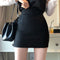 Img 2 - Korea Sexy High Waist Hip Flattering Skirt Women Pencil Skirt
