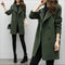Img 1 - Korean Elegant Women Wool Slim Look Plus Size Mid-Length Woolen Coat