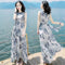 Img 2 - Summer Women Slim Look Sleeveless Printed Dress Seaside Holiday Beach Beachwear