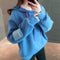 Loose College Sweatshirt Women Hoodies Tops All-Matching Student Korean Outerwear