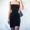 Img 3 - Fold Cami Dress Women Party Outdoor Elegant Sexy Slim Look Nightclubs Dress
