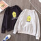 IMG 107 of Loose Thick Harajuku BFRound-Neck Sweatshirt Student Adorable Duck Long Sleeved Tops Japanese Outerwear