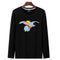 IMG 112 of Long Sleeved T-Shirt Tops Cotton Trendy Round-Neck Undershirt Sweatshirt Outerwear