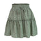 Img 10 - Summer Women High Waist Chiffon Flare Skirt Europe Printed Poker Dot Skirt