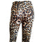 Img 4 - Women Europe Stretchable Silk Printed Leopard Stripes Ankle-Length Pants Leggings