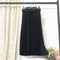 Img 6 - Solid Colored Belt Pleated Skirt Women Mid-Length All-Matching A-Line Skirt