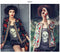 Img 2 - Europe Three-Quarter Length Sleeves Printed Cultural Style Short Women Jacket