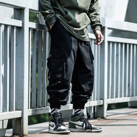 Img 2 - Street Style Men Loose Hip-Hop Trendy INS Jogger Jogger Cargo Pants