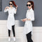 Img 6 - Mid-Length Long Sleeved Women Sexy bfNiche Belt Loose Slim-Look Blouse