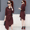 Img 8 - Mid-Length Long Sleeved Women Sexy bfNiche Belt Loose Slim-Look Blouse