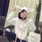 Img 2 - Japanese Embroidery Thick Hooded Sweatshirt Women Adorable Teens Student Girlfriends