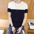 Img 9 - Summer Thin Short Sleeve Tops Men Korean Trendy All-Matching Minimalist Mix Colours Student Casual Half Sleeved T-Shirt