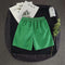 Img 9 - Men Summer Beach Pants Korean Loose Casual Shorts Trendy Teens All-Matching Bermuda Sporty Bermuda Shorts