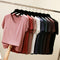 Img 2 - Summer V-Neck Short Sleeve T-Shirt Korean Loose Slim Look Undershirt Modal Minimalist Plus Size Women Tops