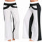 Img 5 - Europe Women Trendy Casual Mix Colours Color-Matching Wide Leg Pants
