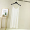 Img 9 - Summer Modal Round-Neck Slip Dress Korean Mid-Length Solid Colored Camisole Dress