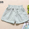 Img 8 - Shorts Women Summer Korean Loose Casual Elastic High Waist Wide Leg Pants Chiffon