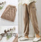 Img 10 - Fairy-Look Warm Pants Home Women Pajamas Lantern Loungewear Outdoor Minimalist Casual All-Matching