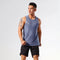 Img 3 - Summer Sporty Men Quick-Drying Breathable Tops Fitness Jogging Loose Plus Size Sleeveless Round-Neck Tank Top