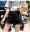 IMG 112 of Summer Korean Loose Niche Burr Hot Pants Cotton Plus Size Denim Shorts Women Shorts
