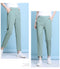 IMG 121 of Summer Casual Pants Women Ice Silk Cotton Blend Loose Straight Ankle-Length Korean High Waist Thin Pants