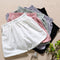 Img 1 - Shorts Women Summer Korean Loose Casual Elastic High Waist Wide Leg Pants Chiffon