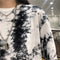 IMG 110 of Korean Harajuku Hip-Hop Gradient Dye Couple Tops Loose Mid-Length Short Sleeve T-Shirt Women Summer T-Shirt