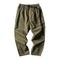 Img 5 - Summer Casual Pants Men Cargo Ankle-Length Loose Straight Harem Trendy Korean