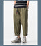 IMG 115 of Summer Casual Pants Men Cargo Ankle-Length Loose Straight Harem Trendy Korean Pants