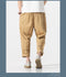 IMG 110 of Summer Casual Pants Men Cargo Ankle-Length Loose Straight Harem Trendy Korean Pants