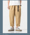 IMG 112 of Summer Casual Pants Men Cargo Ankle-Length Loose Straight Harem Trendy Korean Pants