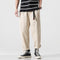 Summer Casual Pants Men Cargo Ankle-Length Loose Straight Harem Trendy Korean Pants
