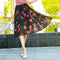 Img 19 - Chiffon Fresh Looking Skirt Women Summer Mid-Length Floral Printed Fairy Dress Korean Flare Skirt