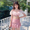 Korea INS Slim Look Slim Swimsuit Seaside Fairy-Look Sexy Spa Women lesPopular Fairy Swimwear