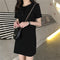 Img 8 - Summer Korean Mid-Length Dress Women Student Trendy  Dress