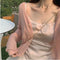 Img 1 - Summer Seaside Holiday Ice Silk Sunscreen All-Matching Women Thin Loose Shawl Cardigan