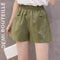 Img 12 - Cotton Blend Women High Waist Summer Line Loose Slim-Look Korean Short Plus Size Casual Thin Wide Leg Shorts