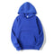 Thick Blank Sweatshirt Plus Size Solid Colored Hoodies Outerwear