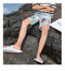 IMG 107 of Popular Inspired Trendy Handsome Ripped Denim Summer Mid-Length Loose Shorts Men Shorts