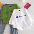 Img 4 - Short Sleeve T-Shirt Women Summer Japanese Trendy Loose Korean Half Sleeved Tops INS T-Shirt