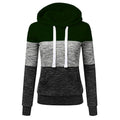 IMG 112 of Thick Long Sleeved Hoodies Spliced Loose Student Tops Women Solid Colored Sweatshirt Outerwear