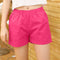 Img 11 - Summer Solid Colored Women Plus Size Candy Colourful Loose Cotton Casual Korean Shorts