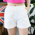 Summer Solid Colored Women Plus Size Candy Colourful Loose Cotton Casual Korean Shorts