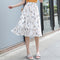 Img 25 - Chiffon Fresh Looking Skirt Women Summer Mid-Length Floral Printed Fairy Dress Korean Flare Skirt