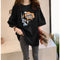 Img 6 - Loose Undershirt Summer Student Casual T-Shirt Cartoon Printed Mid-Length Short Sleeve Trendy All-Matching Tops