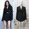 Img 1 - AngelababyInspired Black Chain Casual Loose Blazer Women