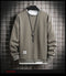 IMG 113 of Sweatshirt Street Style Double Layer Round-Neck Trendy Solid Colored Long Sleeved Outerwear