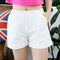 Img 2 - Summer Solid Colored Women Plus Size Candy Colourful Loose Cotton Casual Korean Shorts