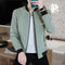 Slim Look Stylish Trendy Thin Jacket Young Baseball Collar Tops Outerwear